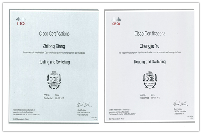 信息工程学院2名同学获得全球顶尖“网络专家”认证——思科CCIE_R&S认证 信息工程学院2名同学获得全球顶尖“网络专家”认证——思科CCIE_R&S认证